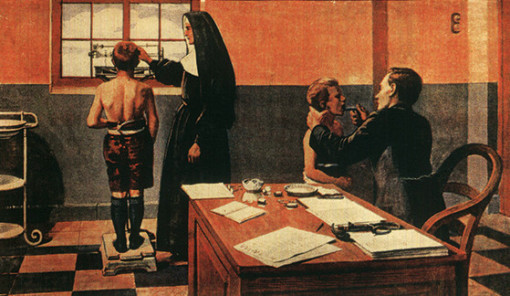 zorgzaammeterfgoed_Detail uit een kalender van het Werk voor Hulp aan met Tering Bedreigde Kinderen (Berg Thabor). [KKB153]