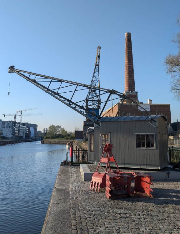 cabine aan Oude Dokken Gent