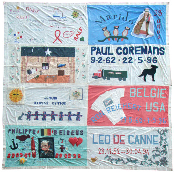 Aids herdenkingsquilt - collectie MAS