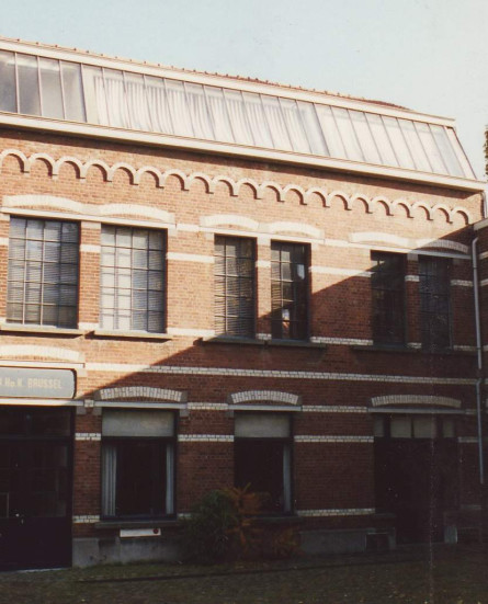 Voorgevel van de RHoK Academie. Bron urban.brussels