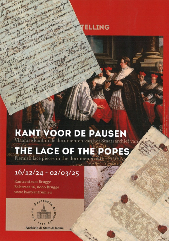 affiche kant voor de paus - kantcentrum